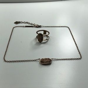 Kendra scott matching necklace and ring